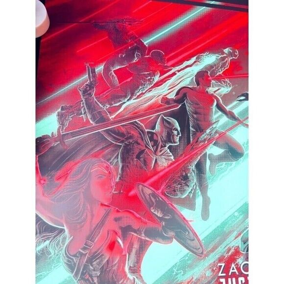 BottleNeck Gallery ZACK SNYDER'S JUSTICE LEAGUE Juan Ramos Poster Print 24x36 - Picture 6 of 10